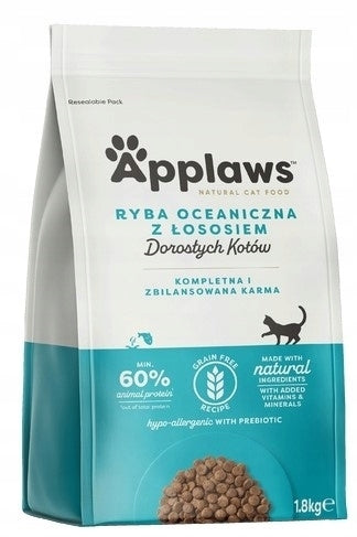 Applaws sucha karma dla kota bezzbożowa z 80% ryb oceanicznych 1,8 kg – dla dorosłych