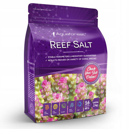 Aquaforest Reef Salt sól morska do akwarium rafowego 2 kg – dla koralowców, worek