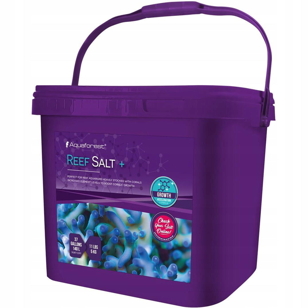 Aquaforest Reef Salt+ sól morska do akwarium rafowego 5 kg – podwyższone Ca, Mg i KH