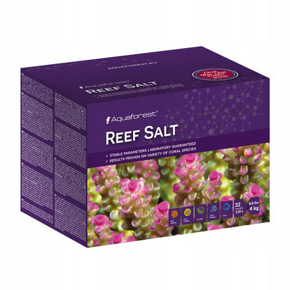 Aquaforest Reef Salt 4 kg – syntetyczna sól morska do akwarium rafowego, na 120 l