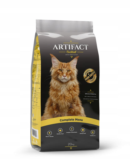 Artifact Cat Fish sucha karma dla kotów dorosłych 20 kg – bezzbożowa, z rybą i kurczakiem