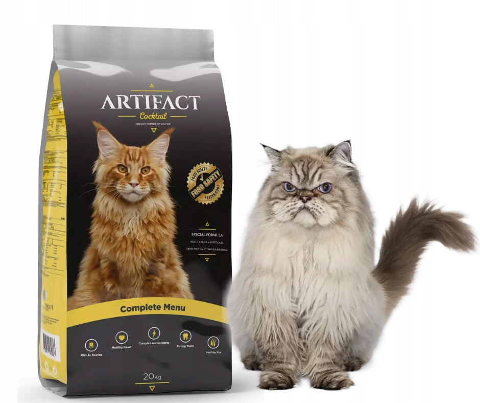 Artifact Cat Fish sucha karma dla kotów dorosłych 20 kg – bezzbożowa, z rybą i kurczakiem