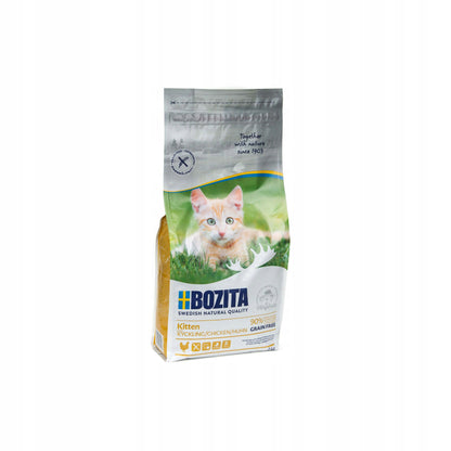 Bozita Kitten sucha karma dla kociąt 2 kg bezzbożowa z kurczakiem i łososiem
