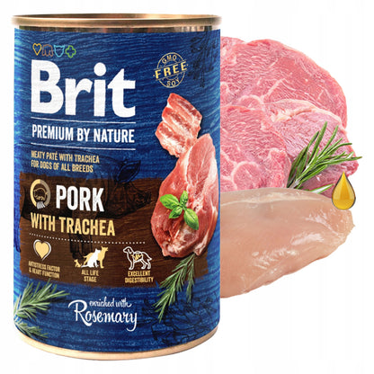Brit by Nature karma mokra dla psa bezzbożowa 30 x 400 g – mix smaków, puszki