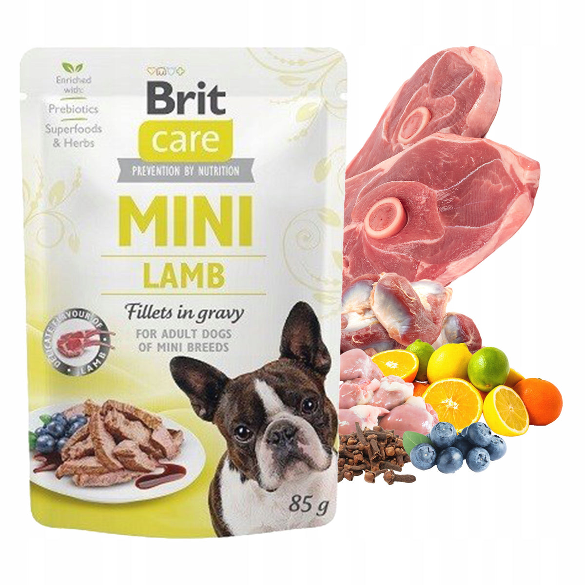 Brit Care Mini mokra karma dla psa małych ras, bezzbożowa, 20 x 85 g – mix smaków