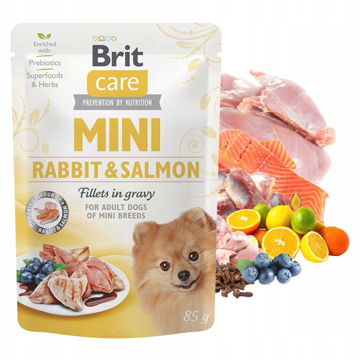 Brit Care Mini mokra karma dla psa małych ras, bezzbożowa, 20 x 85 g – mix smaków