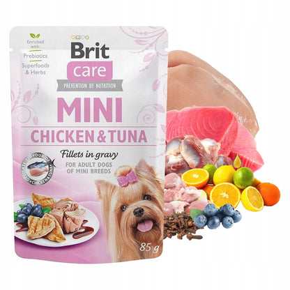 Brit Care Mini mokra karma dla psa małych ras, bezzbożowa, 20 x 85 g – mix smaków