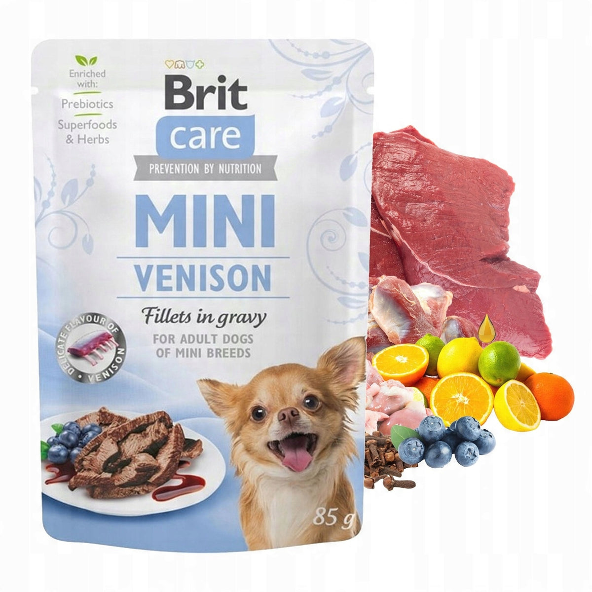 Brit Care Mini mokra karma dla psa małych ras, bezzbożowa, 20 x 85 g – mix smaków