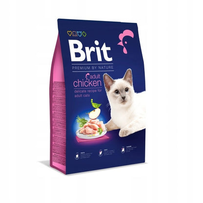 Brit Premium by Nature sucha karma dla kota dorosłego 8 kg bezzbożowa – kurczak