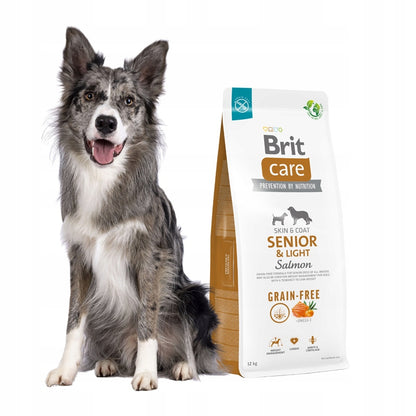 BRIT Care bezzbożowa karma dla psa seniora 12 kg – łosoś z ziemniakami, light