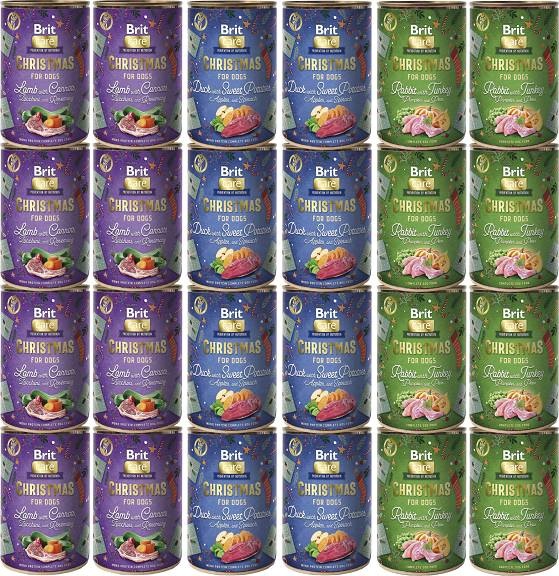 Brit Mono & Duo Protein karma mokra dla psa 24 x 400 g bezzbożowa – mix smaków