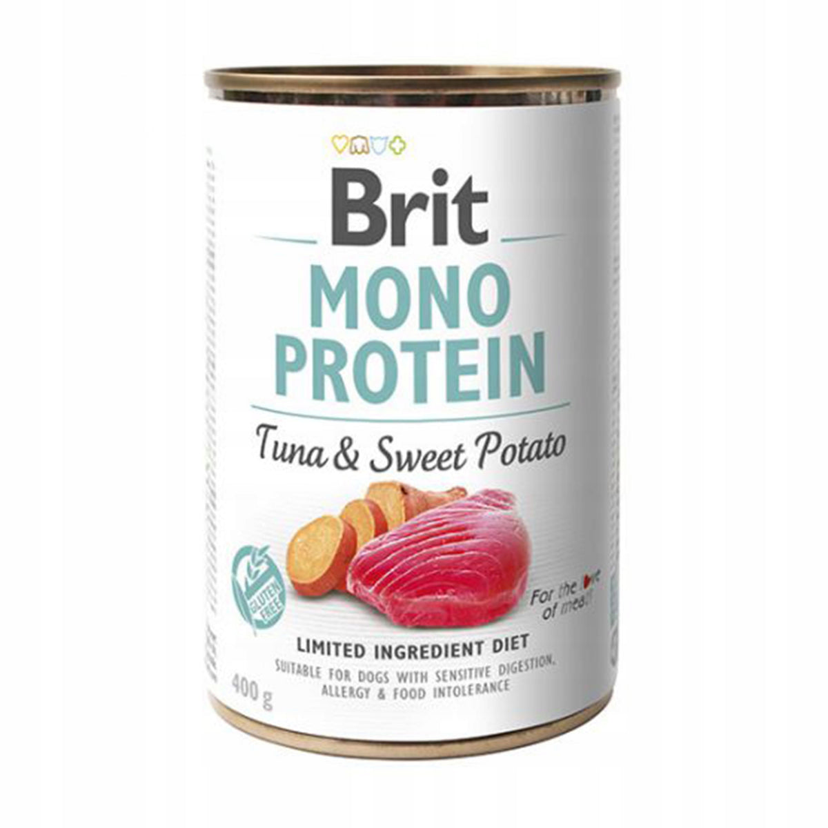 BRIT Mono Protein mokra karma dla psa tuńczyk z batatem 6x400 g – monobiałkowa, hipoalergiczna