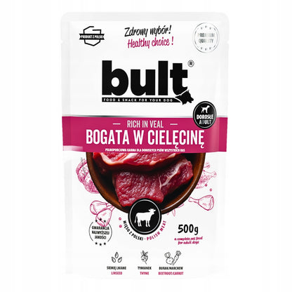 Bult mokra karma dla psa w saszetkach 30x500 g – mix 10 smaków dla dorosłych psów, 15 kg
