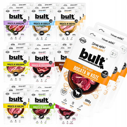 Bult mokra karma dla psa w saszetkach 30x500 g – mix 10 smaków dla dorosłych psów, 15 kg