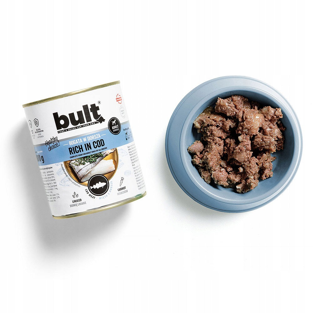 BULT mokra karma dla psa mix smaków 12 x 800 g – 6 smaków, 75% mięsa, puszki 9,6 kg