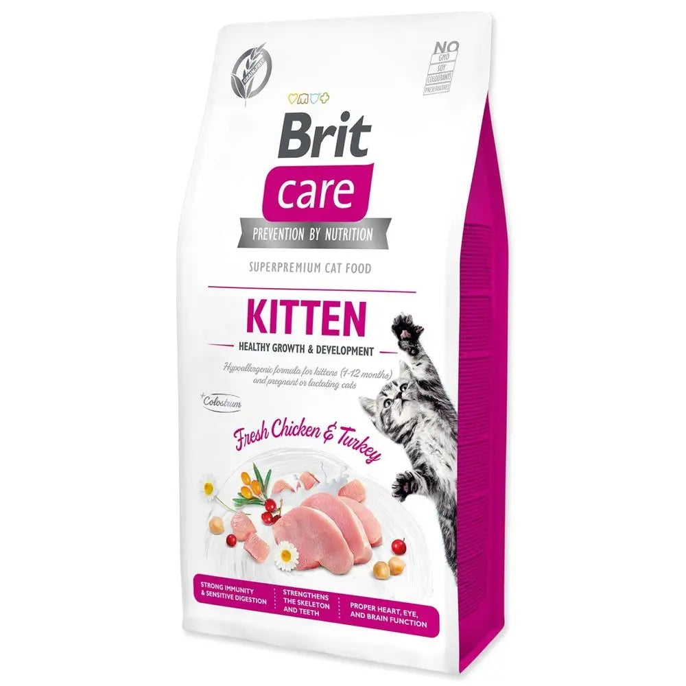 Brit Care Cat Grain-Free Kitten sucha karma dla kociąt 7 kg, bezzbożowa – kurczak