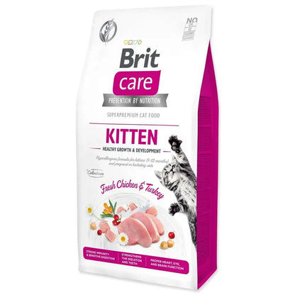 Brit Care Cat Grain-Free Kitten sucha karma dla kociąt 7 kg, bezzbożowa – kurczak