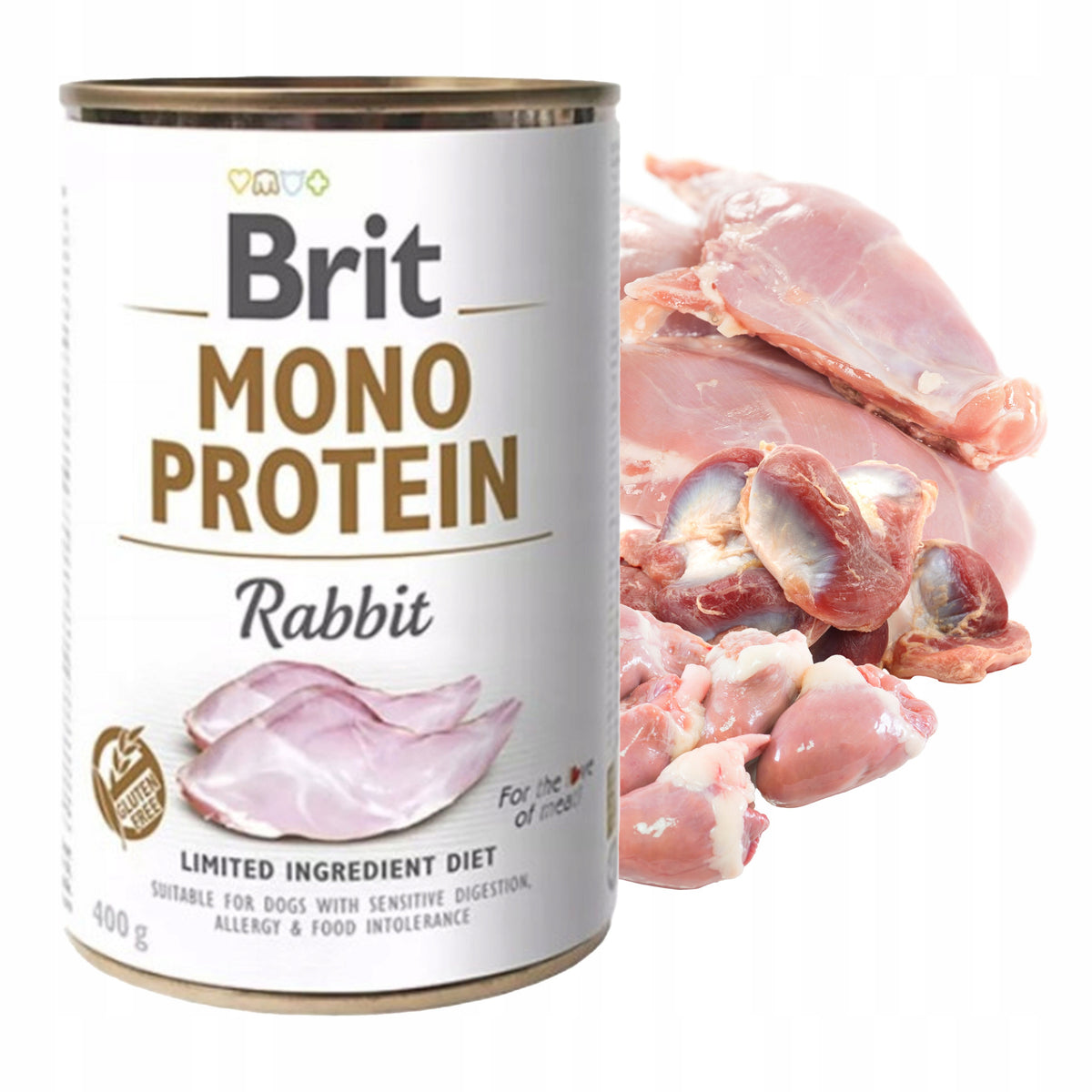 Brit Care Mono Protein mokra karma dla psa 8 x 400 g – bezzbożowa, monobiałkowa, mix smaków