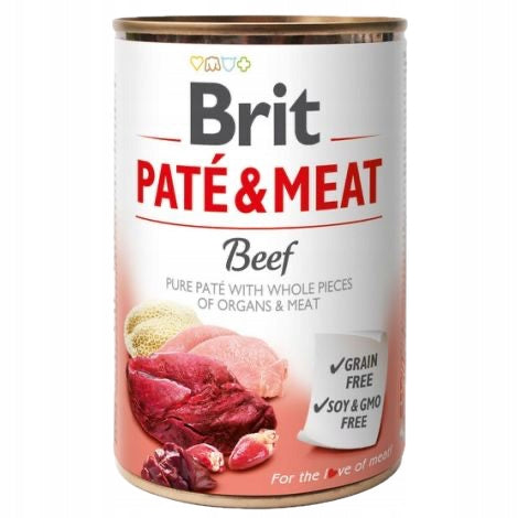 Brit Mokra karma dla psa pasztet z kawałkami mięsa 12 x 400 g bezzbożowa – mix smaków