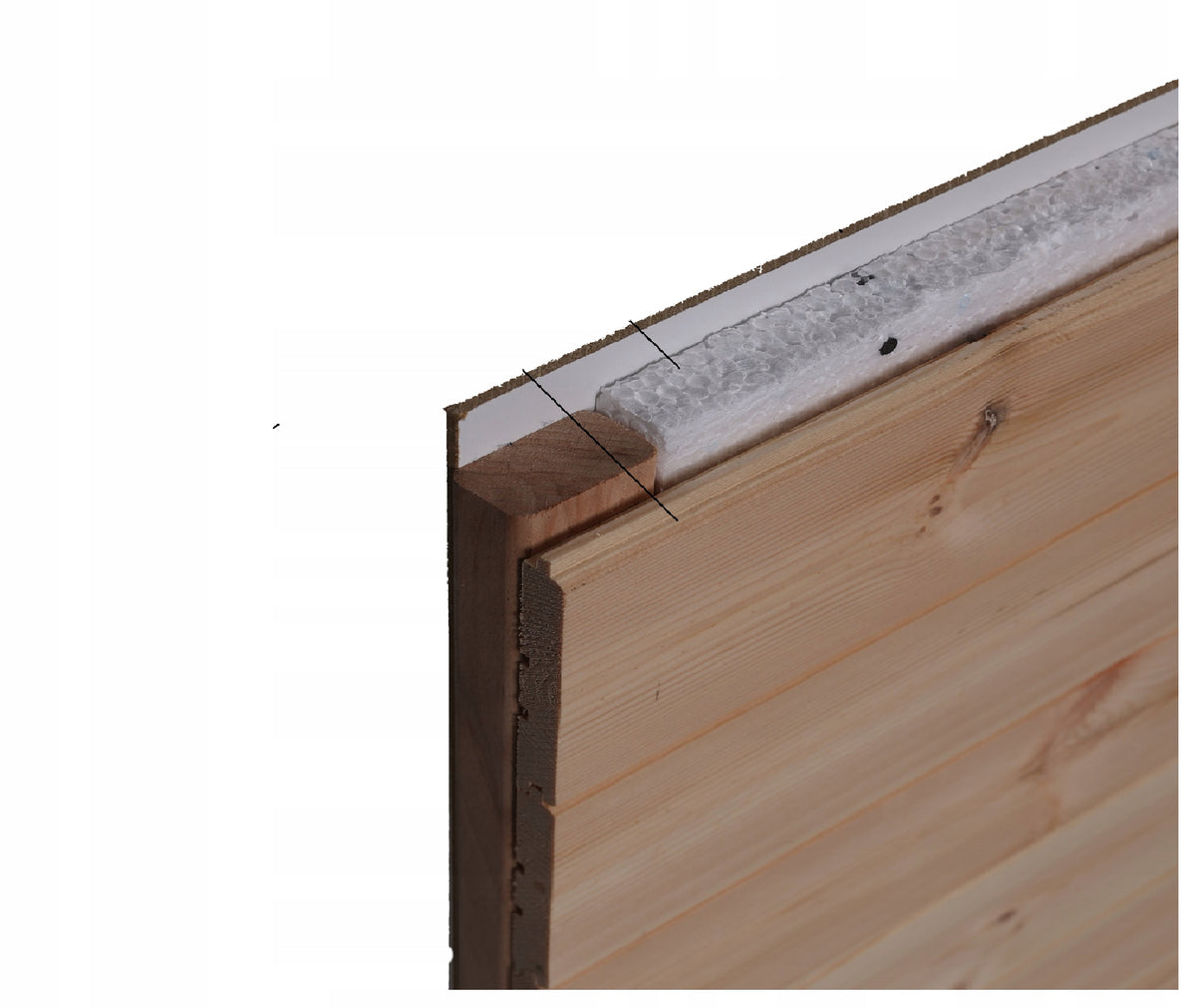 Drewniana buda dla psa ocieplana, rozmiar M 82 x 69 x 59 cm, z wiatrołapem – teak