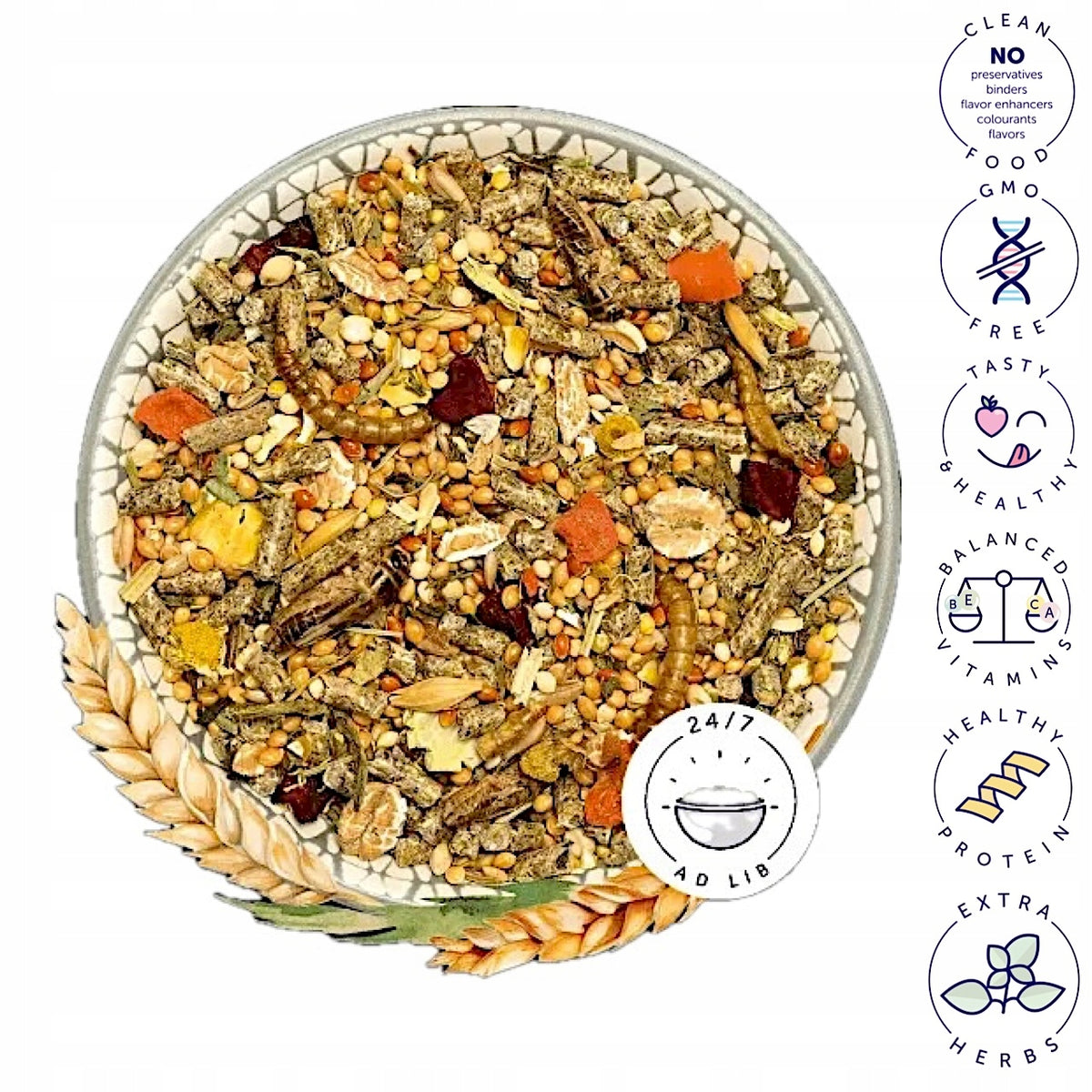 Bunny Nature Gerbil Dream Basic karma dla myszoskoczek 600 g – mieszanka 37 składników