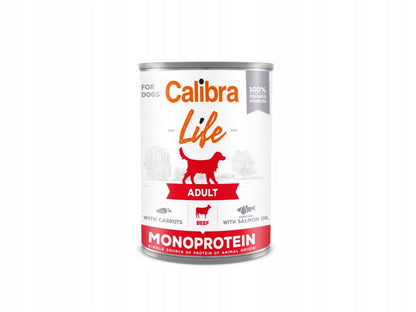 Calibra mokra karma dla psa monobiałkowa 12 x 400 g bez kurczaka, bezzbożowa – mix smaków