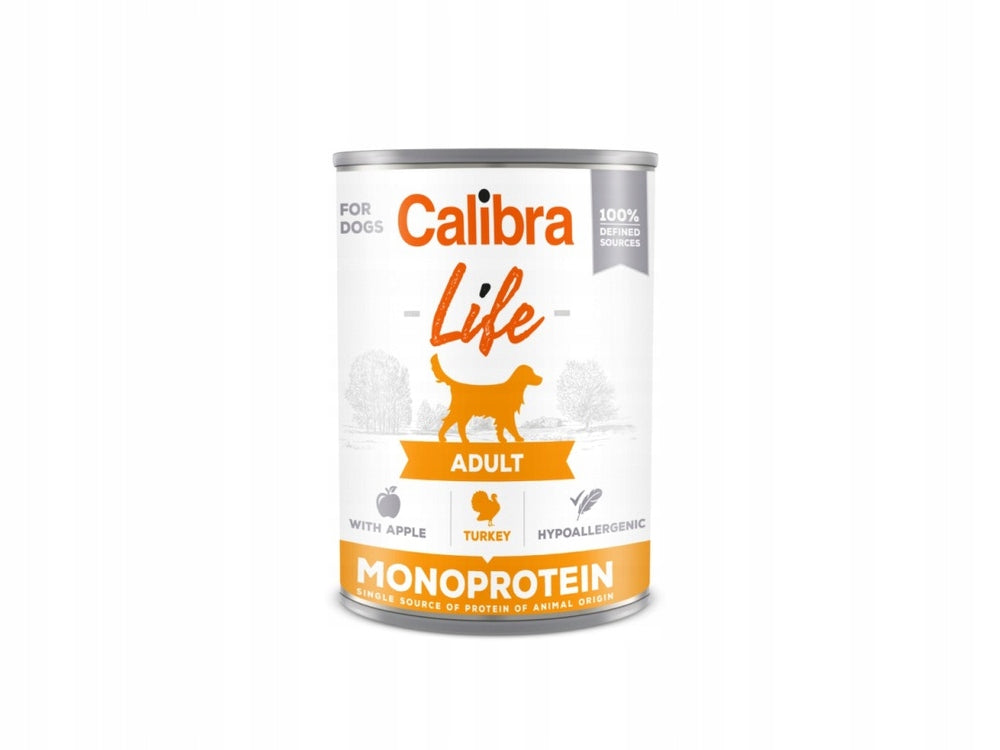 Calibra mokra karma dla psa monobiałkowa 12 x 400 g bez kurczaka, bezzbożowa – mix smaków