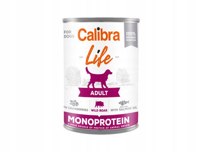 Calibra mokra karma dla psa monobiałkowa 12 x 400 g bez kurczaka, bezzbożowa – mix smaków