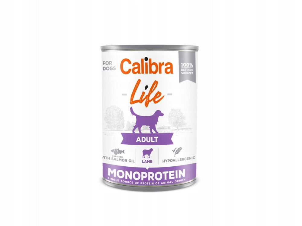 Calibra mokra karma dla psa monobiałkowa 12 x 400 g bez kurczaka, bezzbożowa – mix smaków
