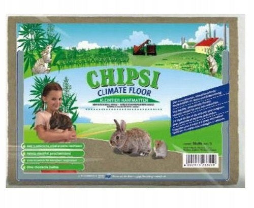CHIPSI Mata konopna Climate Floor dla gryzoni 45 x 95 cm, bezpyłowa – rozmiar L