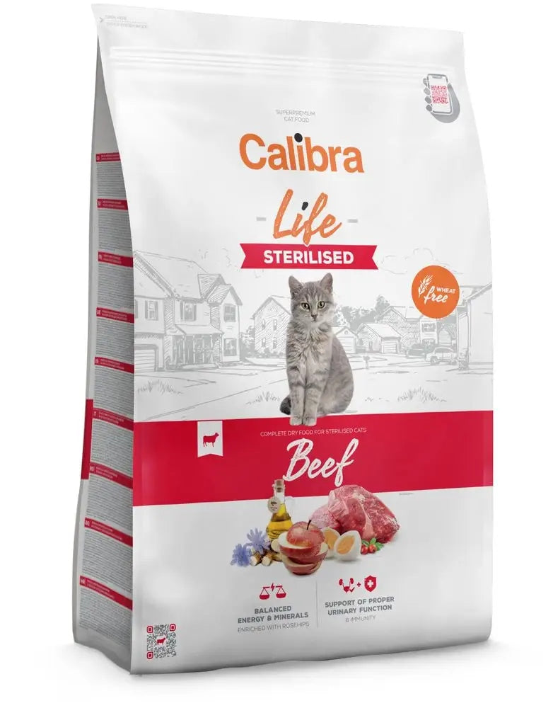 Calibra Cat Life Sterilised sucha karma dla kota sterylizowanego 6 kg – wołowina