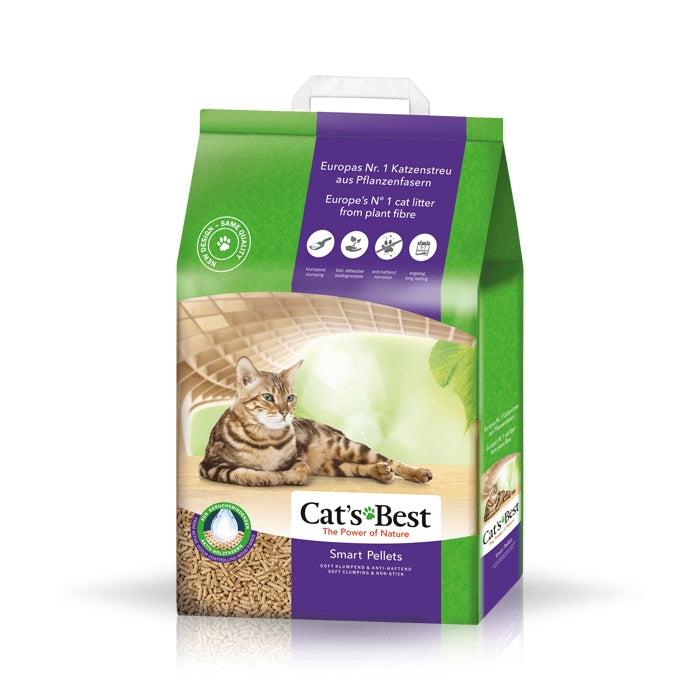 Cat's Best Smart Pellet żwirek drewniany zbrylający dla kota 10 l (5 kg) – biodegradowalny