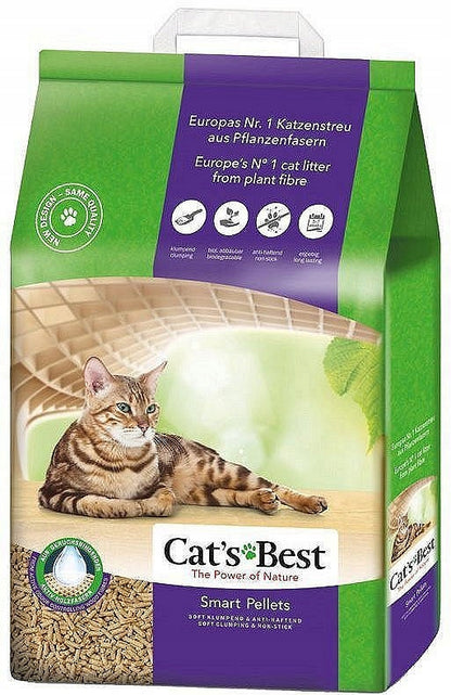 Cat's Best Smart Pellet żwirek drewniany zbrylający dla kota 10 l (5 kg) – biodegradowalny