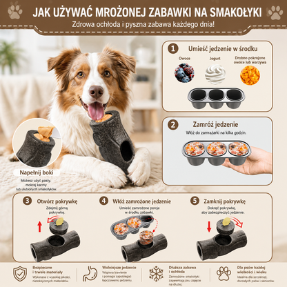 Zabawka nylonowa wytrzymała dla psa dużych ras do żucia i mrożonych przysmaków