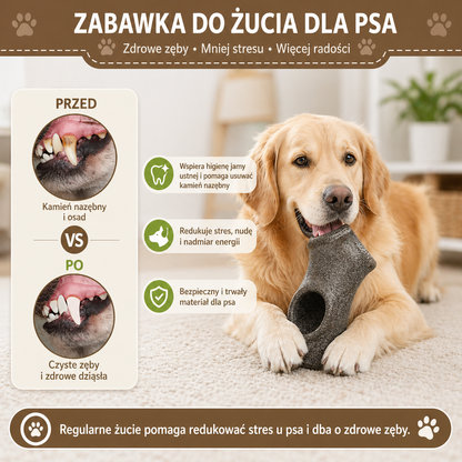 Zabawka nylonowa wytrzymała dla psa dużych ras do żucia i mrożonych przysmaków
