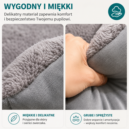 Legowisko pluszowe miękkie dla kota ciepłe i wygodne kolorowe S M L