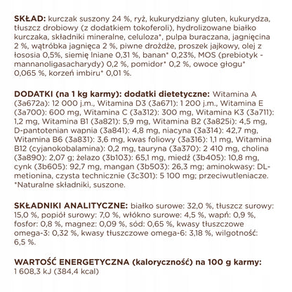Club 4 Paws Premium sucha karma dla dorosłych kotów 4w1 z jagnięciną 2 kg