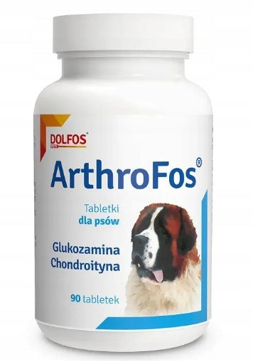 Dolfos ArthroFos tabletki na stawy dla psa z glukozaminą i chondroityną – 90 tabletek