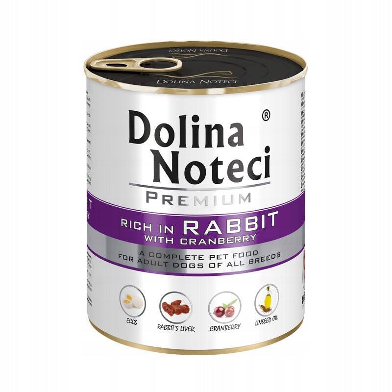 Dolina Noteci Premium mokra karma dla psa 10x800 g – mix smaków bez ryb, dla dorosłych psów
