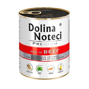 Dolina Noteci Premium mokra karma dla psa 10x800 g – mix smaków bez ryb, dla dorosłych psów