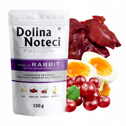 Dolina Noteci Premium mokra karma dla psa 10 x 150 g, bezzbożowa – mix smaków