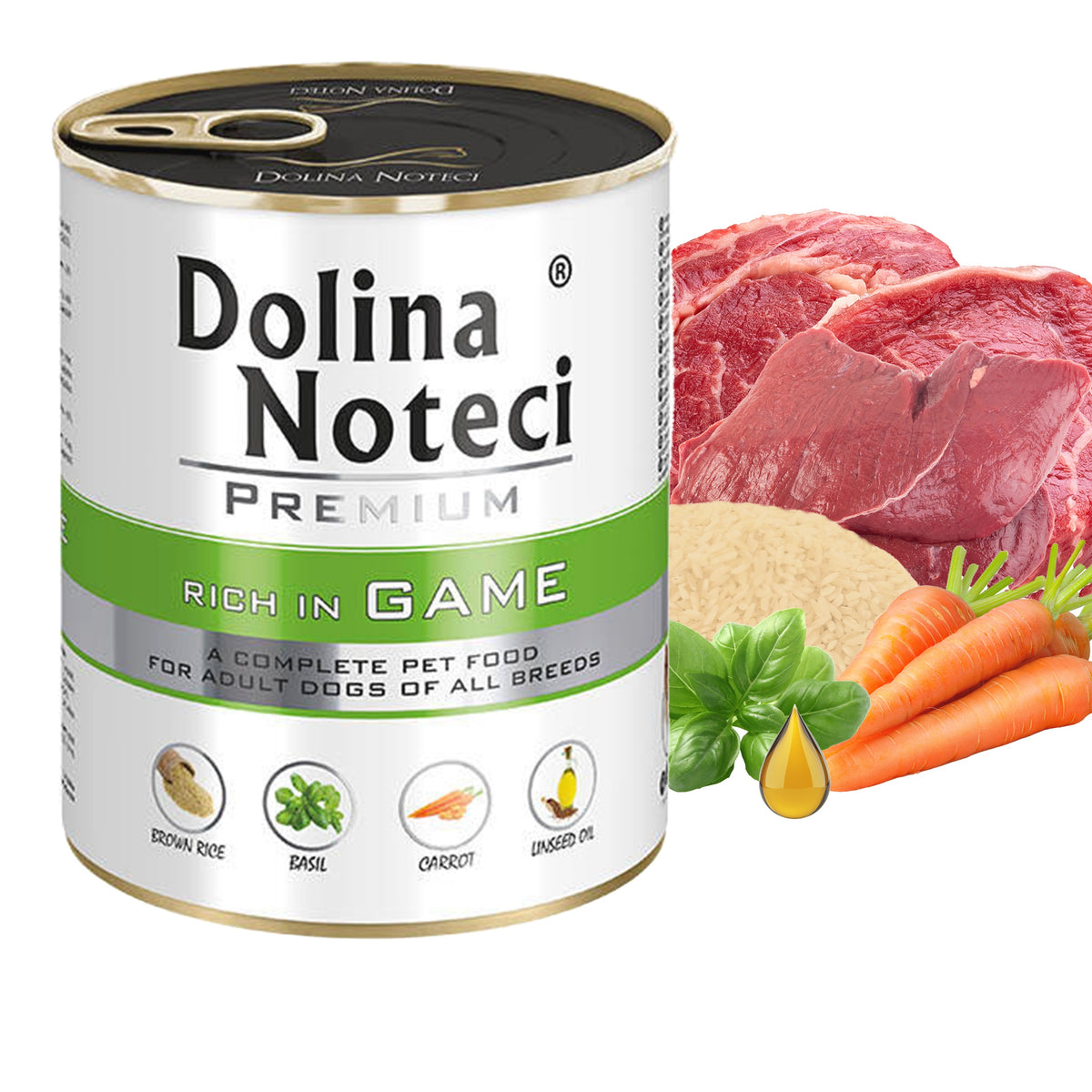 Dolina Noteci Premium karma mokra dla psa 10 x 800 g bez zbóż – mix smaków