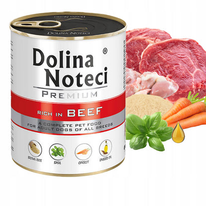 Dolina Noteci Premium karma mokra dla psa 10 x 800 g bez zbóż – mix smaków