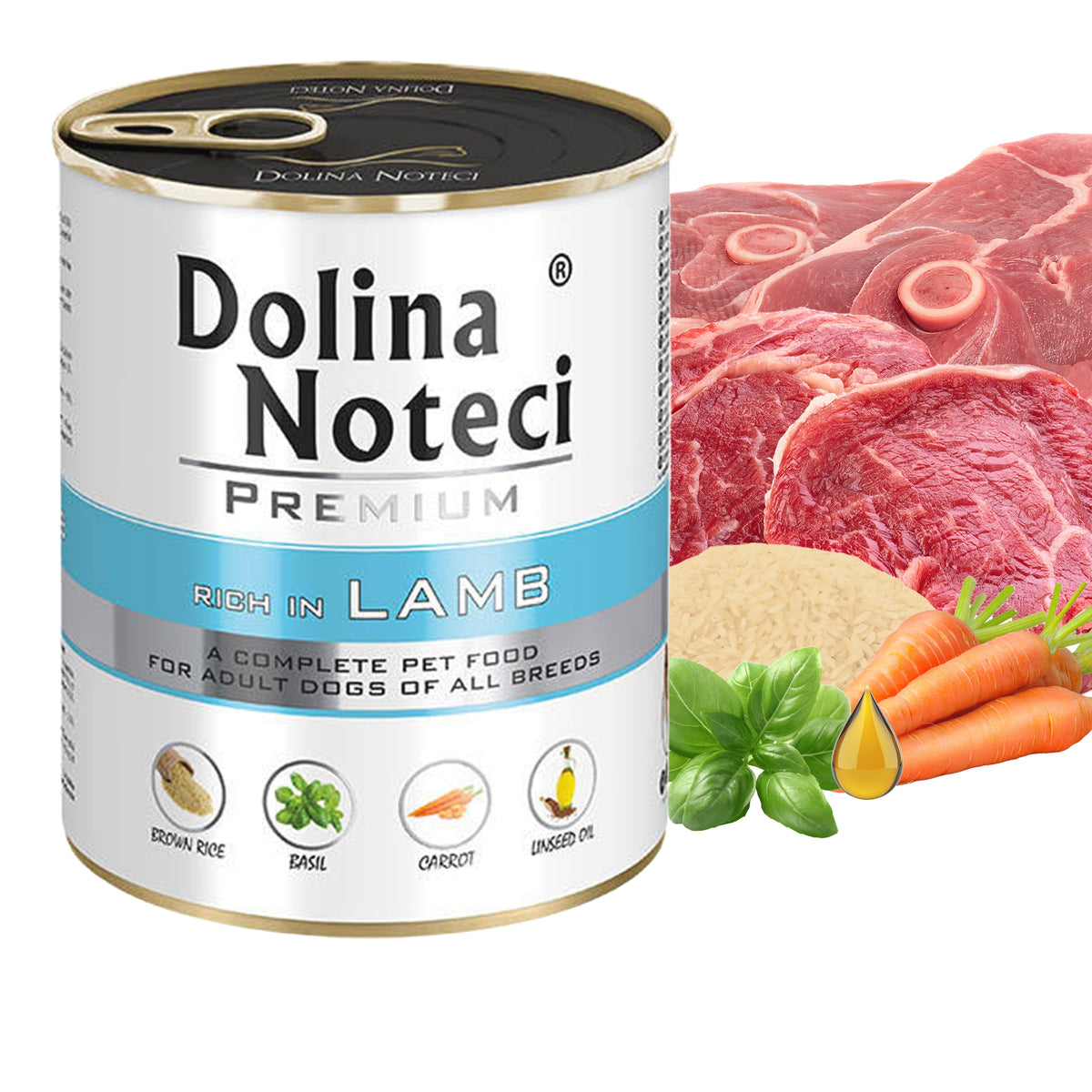 Dolina Noteci Premium karma mokra dla psa 10 x 800 g bez zbóż – mix smaków
