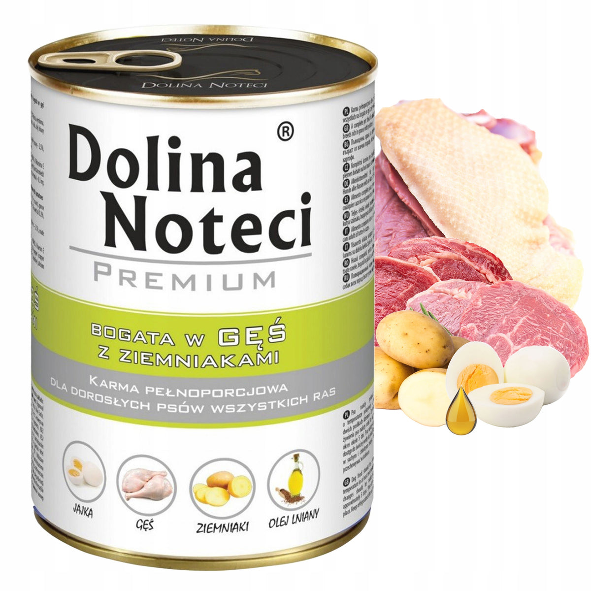 Dolina Noteci Premium mokra karma dla psa bezzbożowa 30 x 400 g – mix smaków