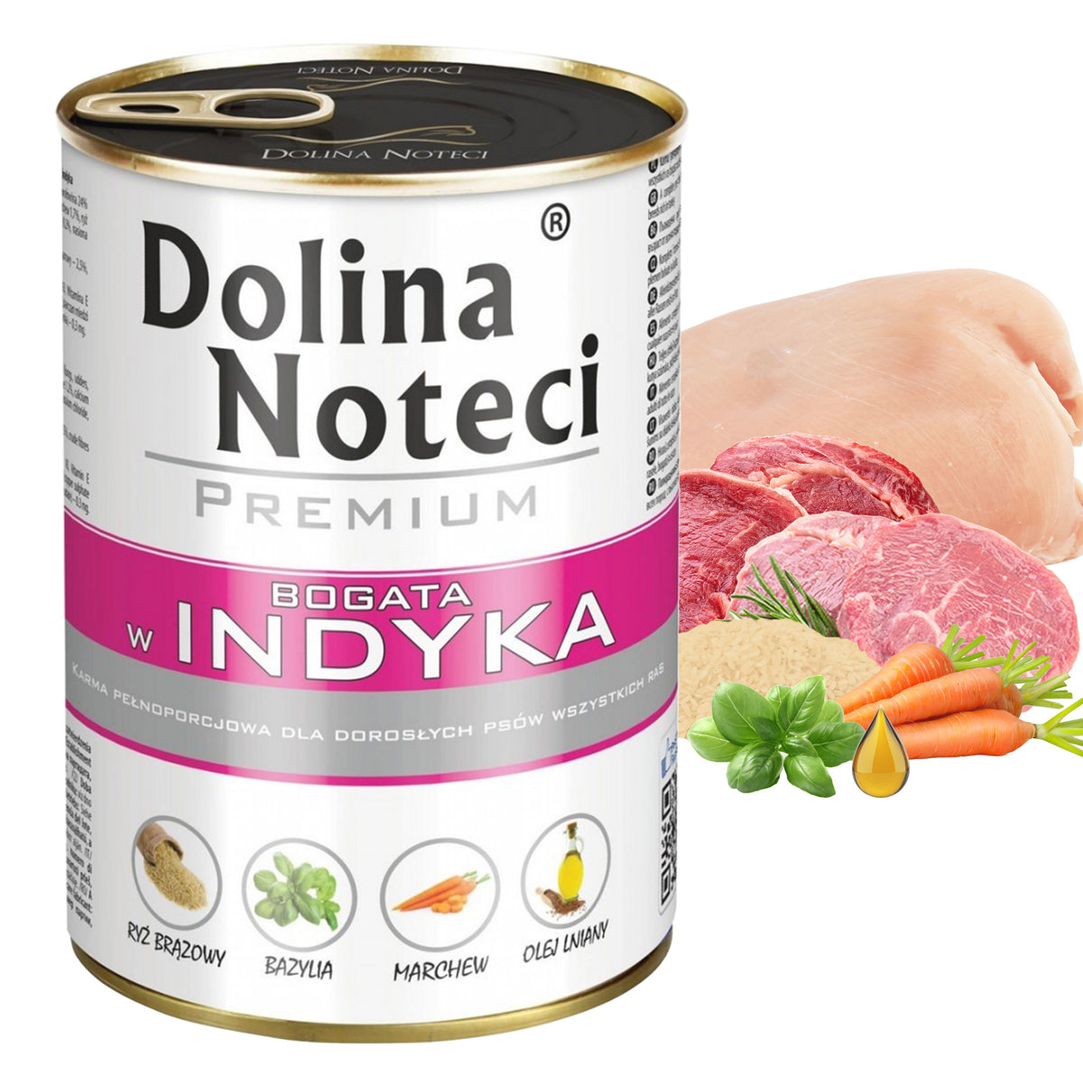Dolina Noteci Premium mokra karma dla psa bezzbożowa 30 x 400 g – mix smaków