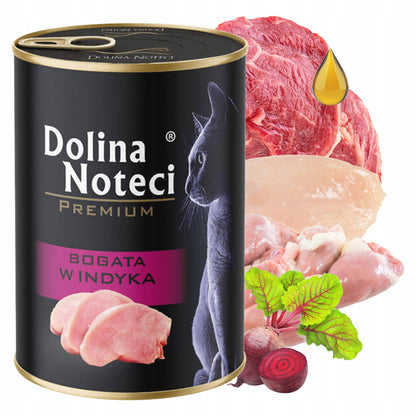 Dolina Noteci Premium mokra karma dla kota 16 x 400 g bezzbożowa – mix smaków