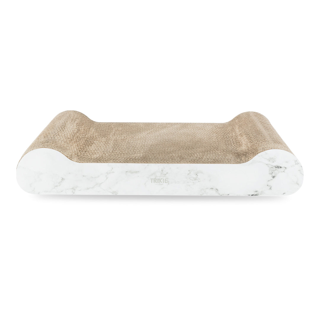 TRIXIE Drapak kartonowy dla kota XXL 64x11x37 cm dwustronny z kocimiętką – szary