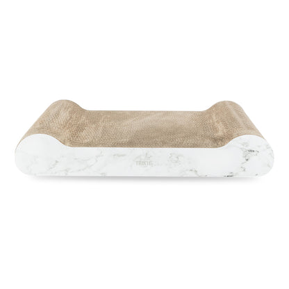 TRIXIE Drapak kartonowy dla kota XXL 64x11x37 cm dwustronny z kocimiętką – szary