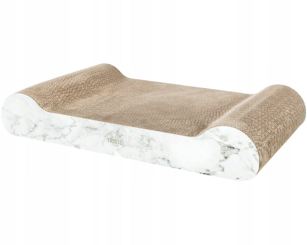 TRIXIE Drapak kartonowy dla kota XXL 64x11x37 cm dwustronny z kocimiętką – szary